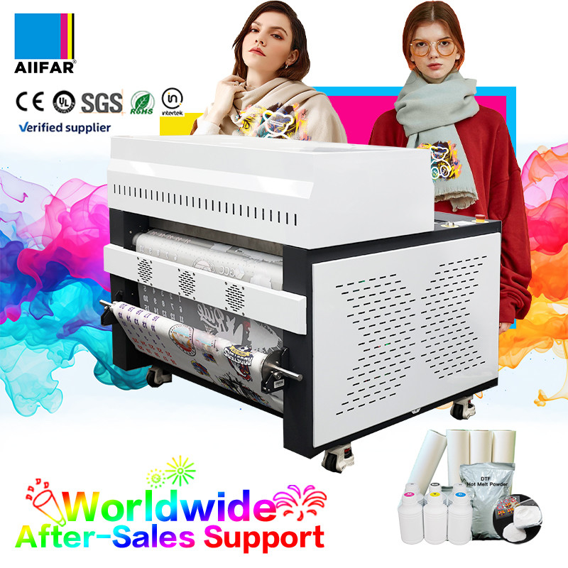Temperatur 20-28C Luftfeuchtigkeit 70% DTF Pulvershaker Maschine mit Rücken und Vorder Back